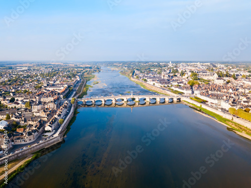 Loire river valley and Blois city