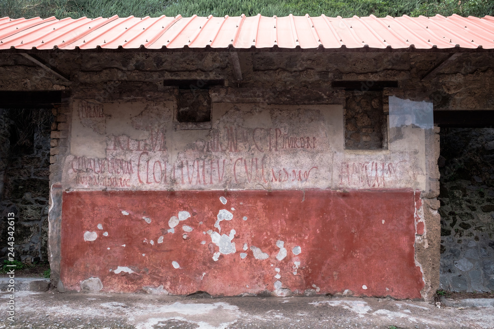 Naklejka premium Pompeji