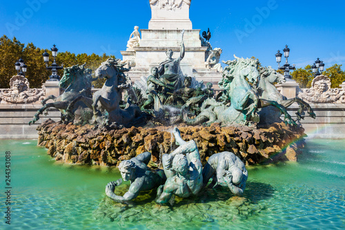 Принти на полотні Girondins Monument in Bordeaux, France