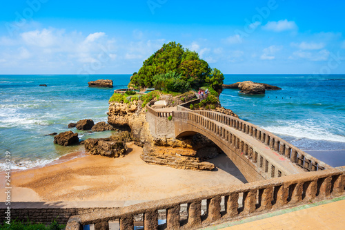 Rocher Basta rock bridge, Biarritz