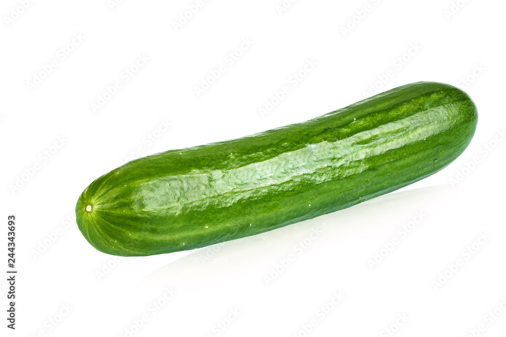 fresh cucumber on white background fresh cucumber on white background