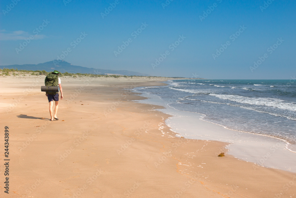 Deserted sandy beach of Patara with a length of 20 km. At the beginning of the season, when there are no tourists Deserted sandy beach of Patara with a length of 20 km. At the beginning of the season, when there are no tourists