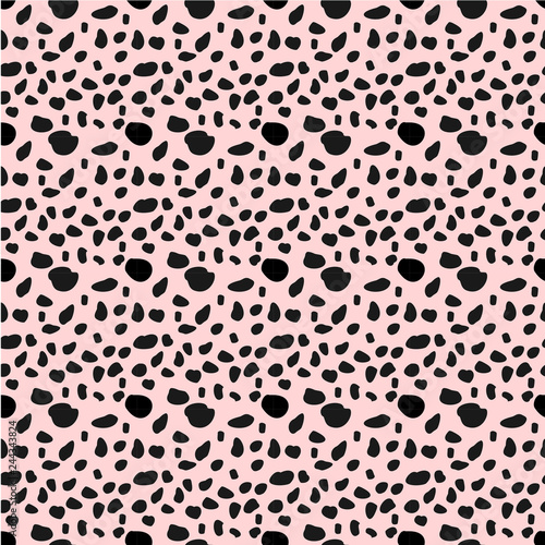 Abstract Black dot on background or backdrop.