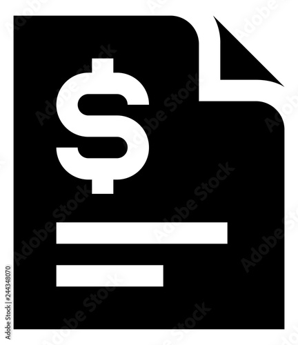 Financial Statement Vector Icon