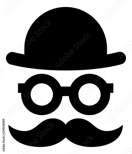 Refined Dressed Up Gentleman Vector Icon