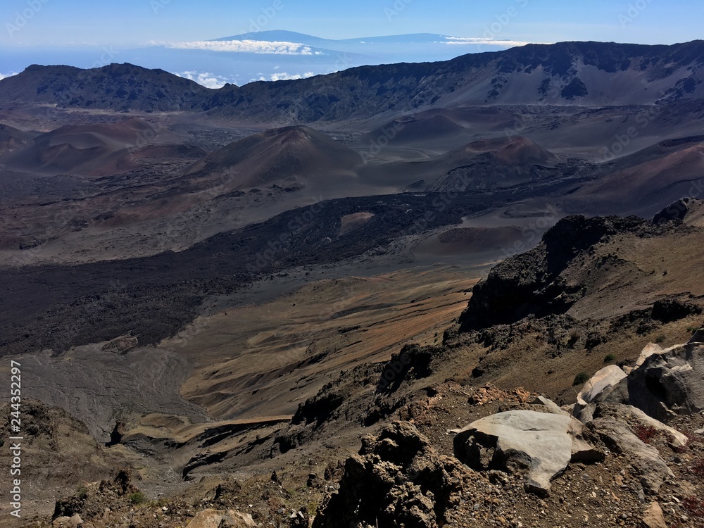 Volcanic sands at Haleakala National Park