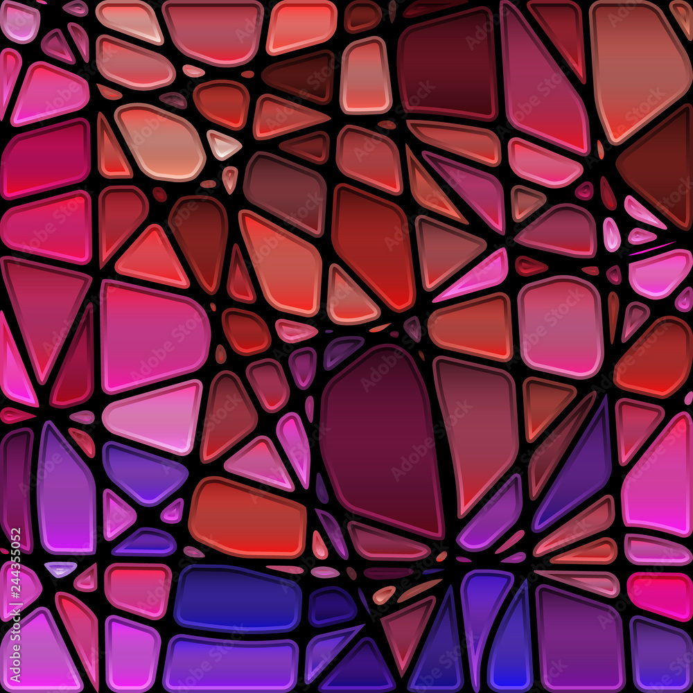 Fototapeta premium abstract vector stained-glass mosaic background