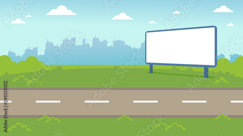 Billboard on the road
