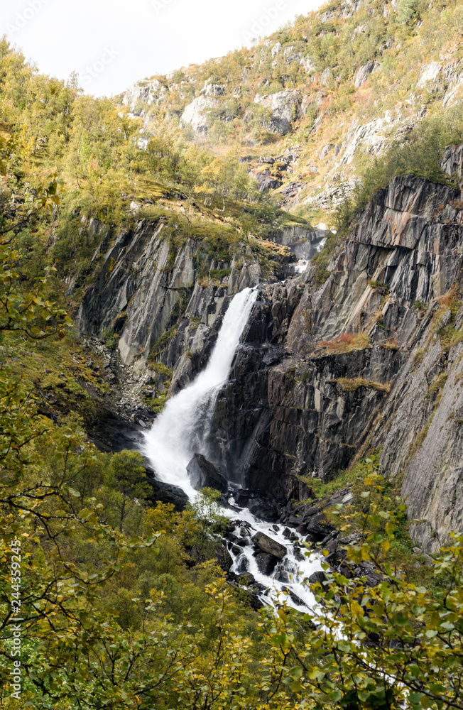 Mountains in the interior of southern Norway on a cloudy day. Mountains in the interior of southern Norway on a cloudy day.