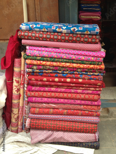 colorful fabrics