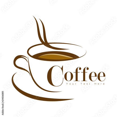vector coffee logo