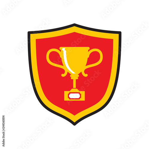 Soccer prize icon on white background for graphic and web design, Modern simple vector sign. Internet concept. Trendy symbol for website design web button or mobile app