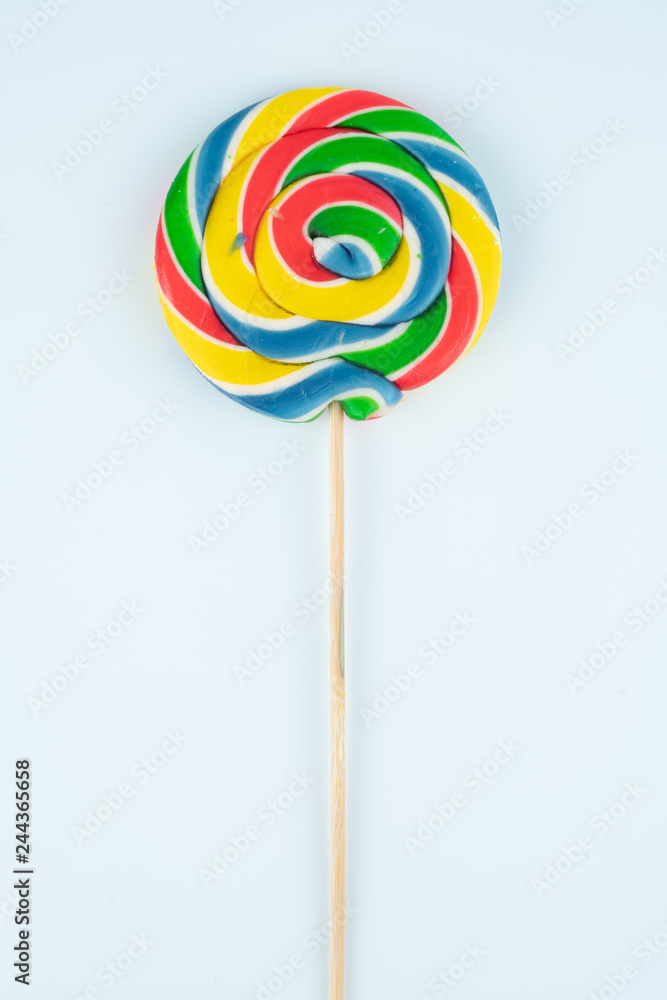 colored lollipop