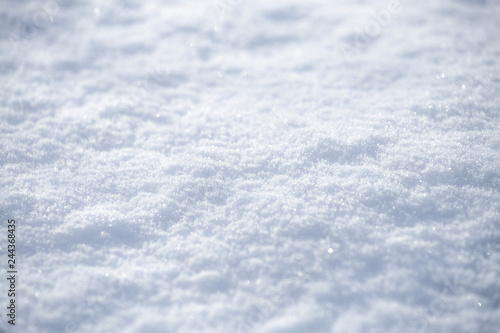 Background of sparkling fresh snow texture