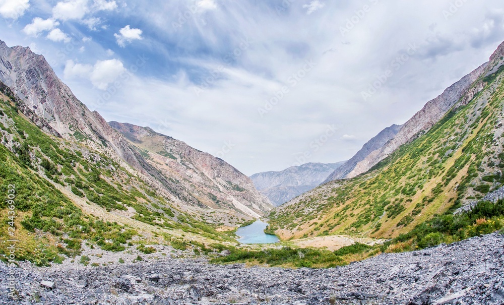 Fototapeta premium Mountain Lake. mountains. nature. lake. landscape. rocky