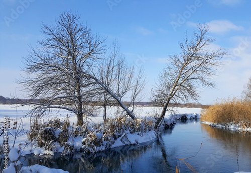 River in the winter