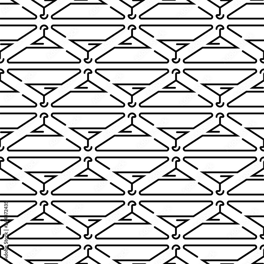 Cloth Hanger Icon Seamless Pattern Cloth Hanger Icon Seamless Pattern