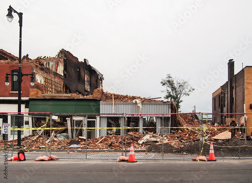 Aftermath of a fire