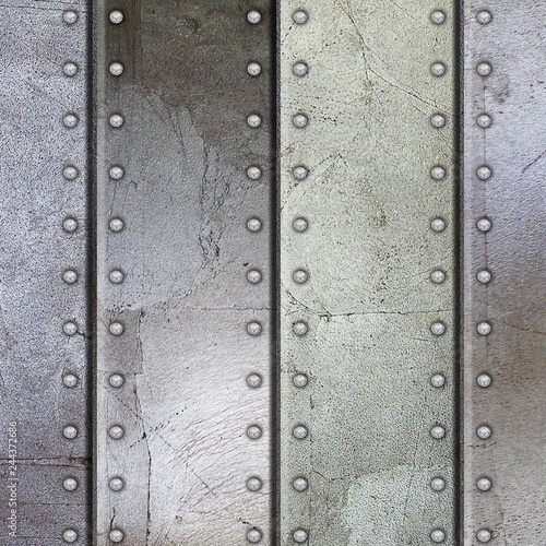 steel metal plate background, 3D