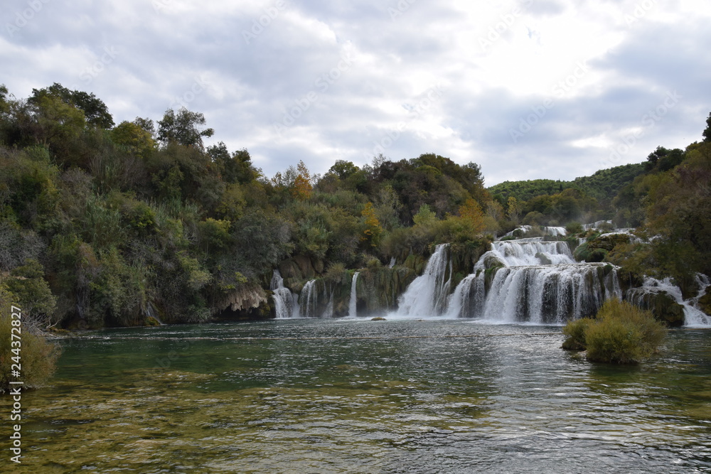Obraz premium Park Narodowy Krka w Chorwacji