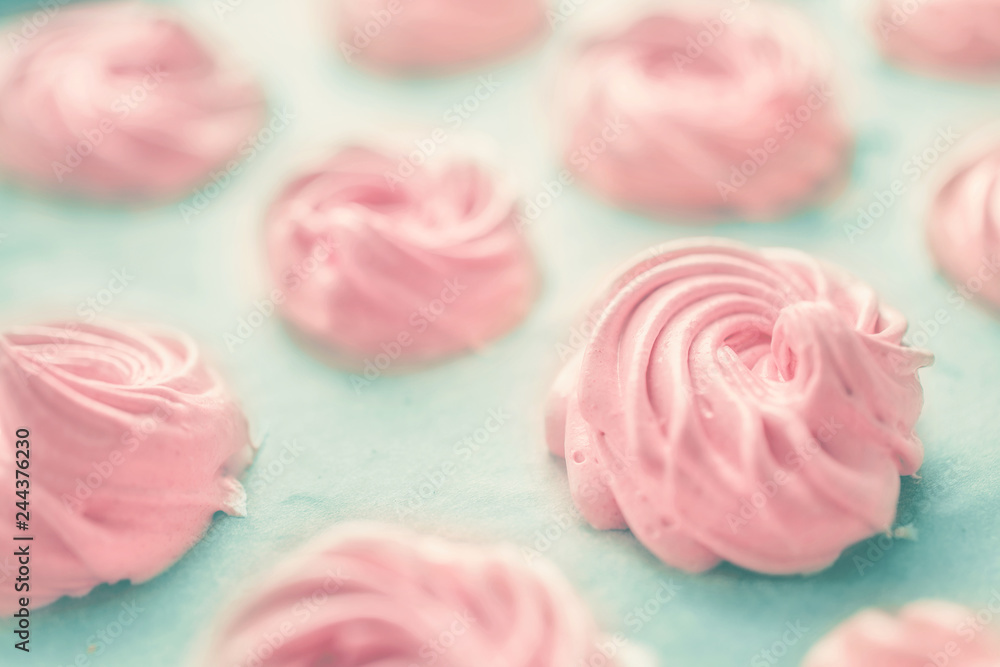 Cooking pink marshmallow Cooking pink marshmallow