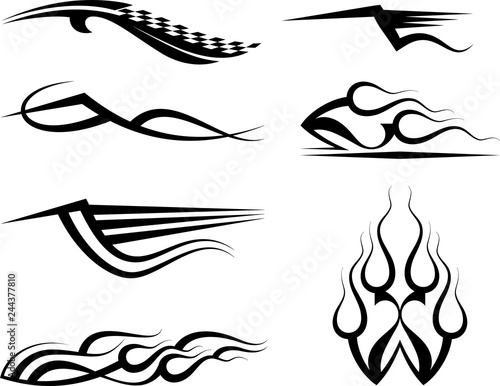 Tribal Car Decal : Vinyl Ready, Vehicle Graphics Design
