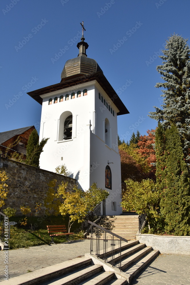 New orthodox church at Sihastria monastery, Romania