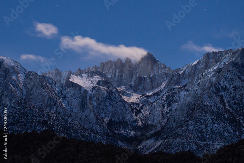 Mount Whitney at Dawn, Lone Pine