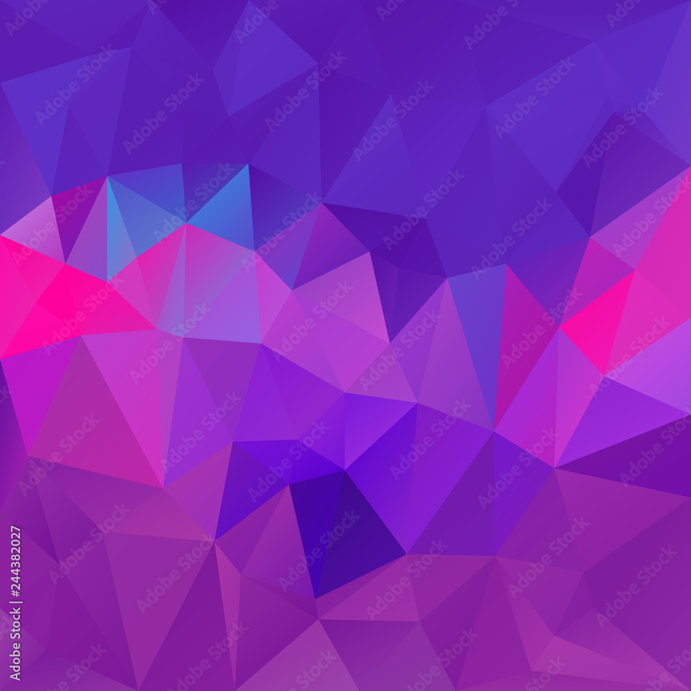 vector abstract irregular polygon square background - triangle low poly pattern - trendy purple violet pink blue fuchsia colors vector abstract irregular polygon square background - triangle low poly pattern - trendy purple violet pink blue fuchsia colors