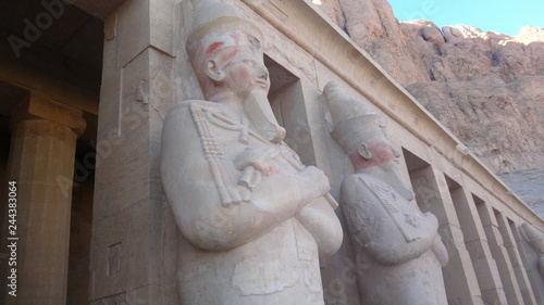 Egipt, Luksor, Świątynia Hatszepsut, Nil, hieroglify, Afryka, 