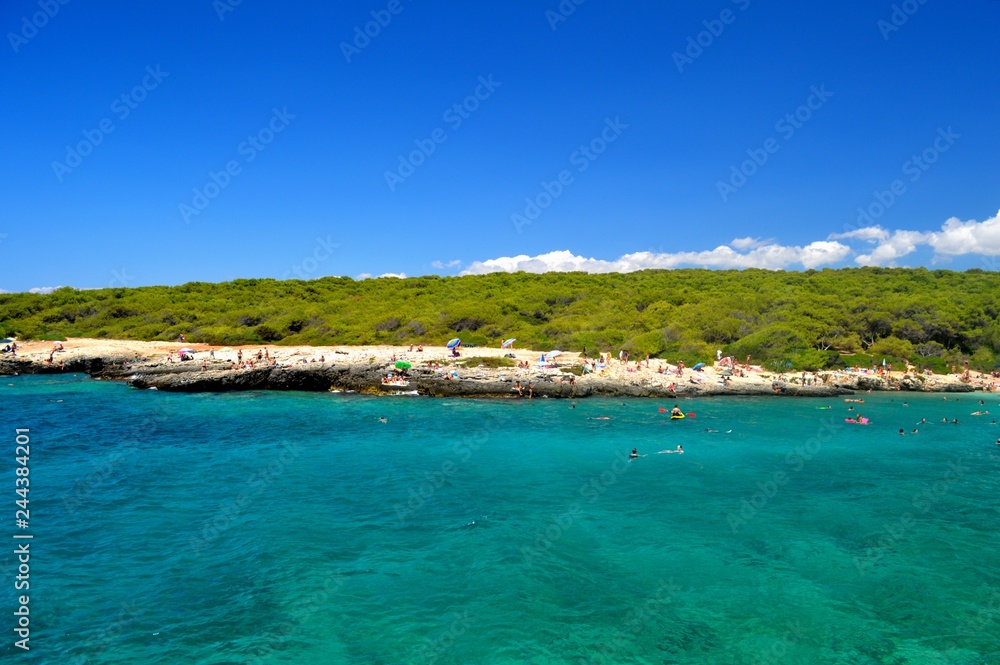 Fototapeta premium Holidays in the sea of ​​Puglia, region of Italy