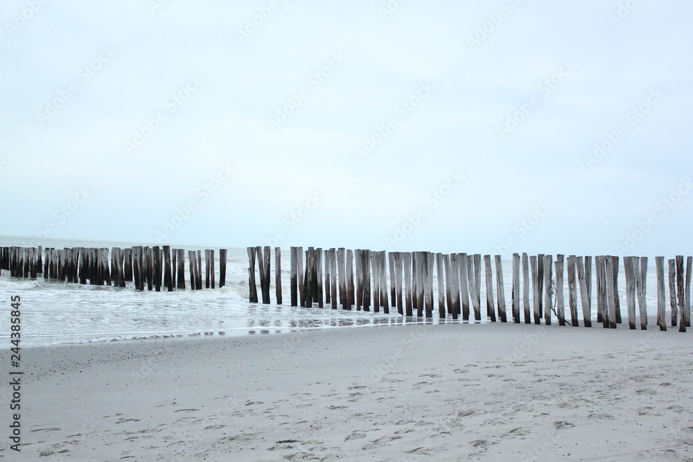 Endless path into the sea