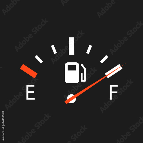 Vector Gas gauge icon