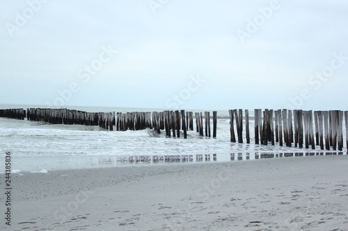 Endless path into the sea