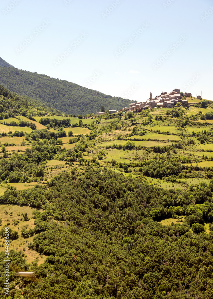 Alella mountains in Barcelona, Spain on a sunny day Alella mountains in Barcelona, Spain on a sunny day