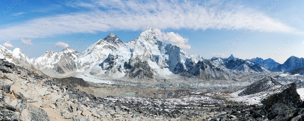 Mount Everest and Khumbu Glacier from Kala Patthar