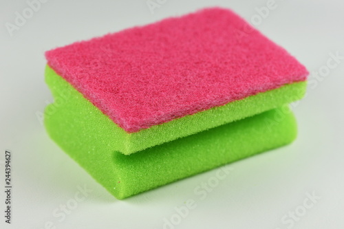 red Kitchen sponge