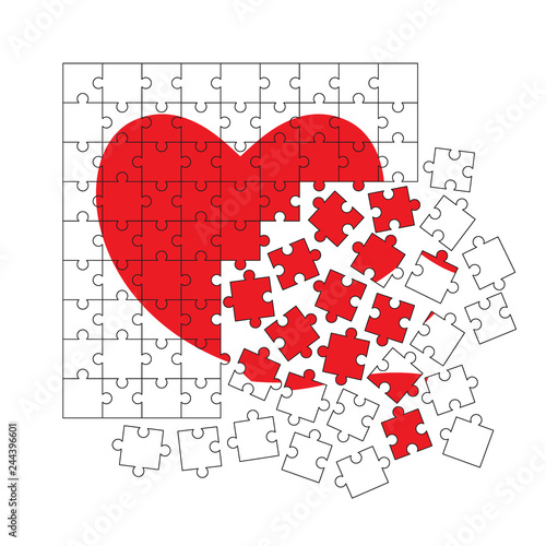 Heart puzzle.