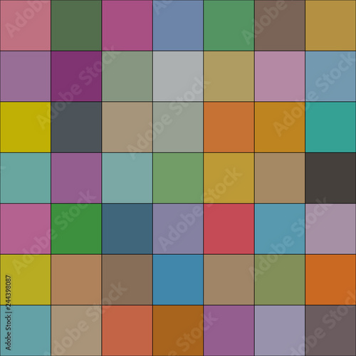  Hintergrund mit metallic farbenen Quadraten