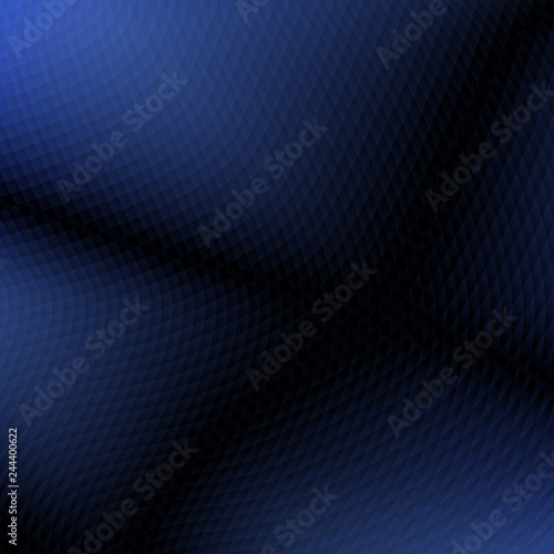 Abstract blue business background with lines and shadows. Vector illustration with lines