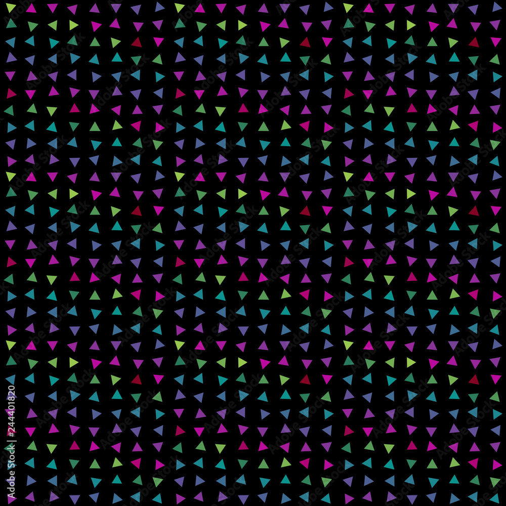 Abstract seamless pattern background with multi-colored varied triangles. Abstract seamless pattern background with multi-colored varied triangles.