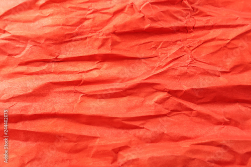 Wallpaper Mural Texture of coral crumpled paper Torontodigital.ca