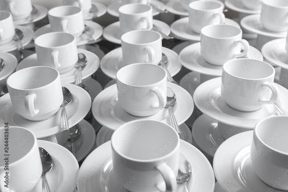 Range of coffee cups