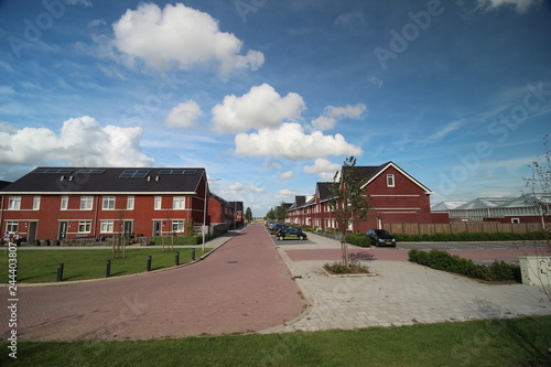 Zevenrozenhof, a new residential district at the Zuidplaspolder in Zevenhuizen, the Netherlands photo