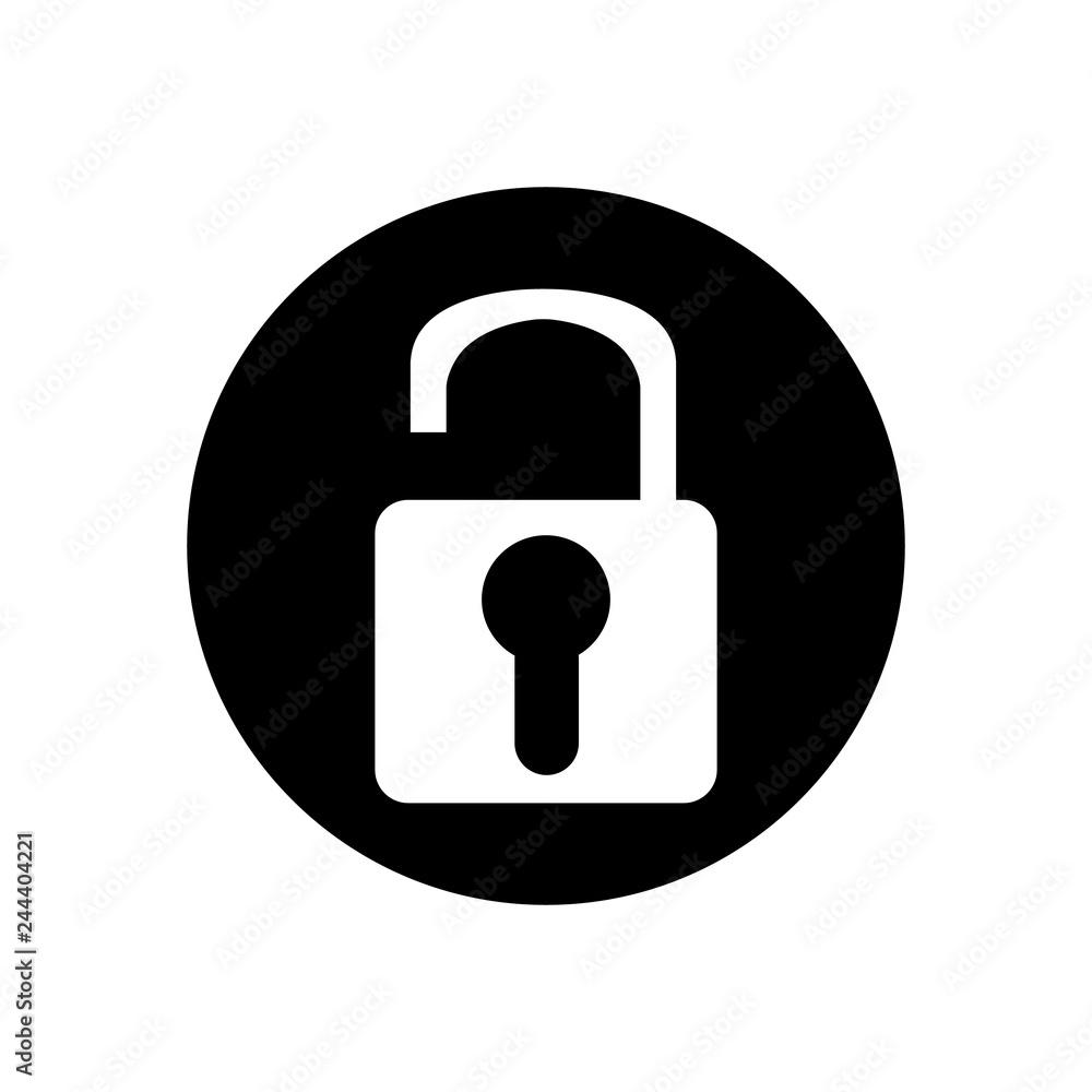 lock icon, vector logo illustration, linear pictogram isolated on white eps10 lock icon, vector logo illustration, linear pictogram isolated on white eps10