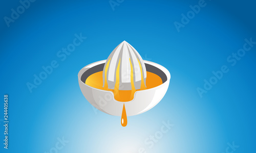 Citrus Fruit Juicer- isolated design vector illustration