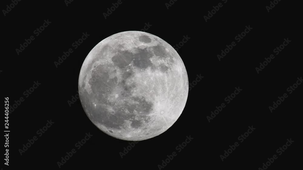 Full moon in the dark sky Full moon in the dark sky