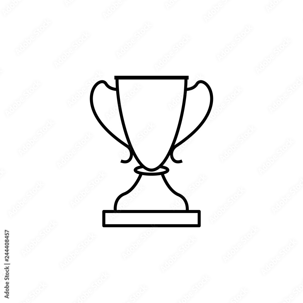 cup, winner, sport outline icon. Element of winter sport illustration. Signs and symbols icon can be used for web, logo, mobile app, UI, UX cup, winner, sport outline icon. Element of winter sport illustration. Signs and symbols icon can be used for web, logo, mobile app, UI, UX