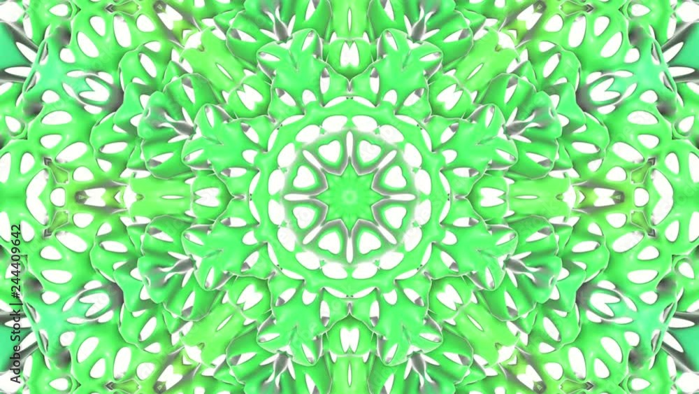 Three-dimensional abstract animated background. kaleidoscope patterns. 3d render Three-dimensional abstract animated background. kaleidoscope patterns. 3d render