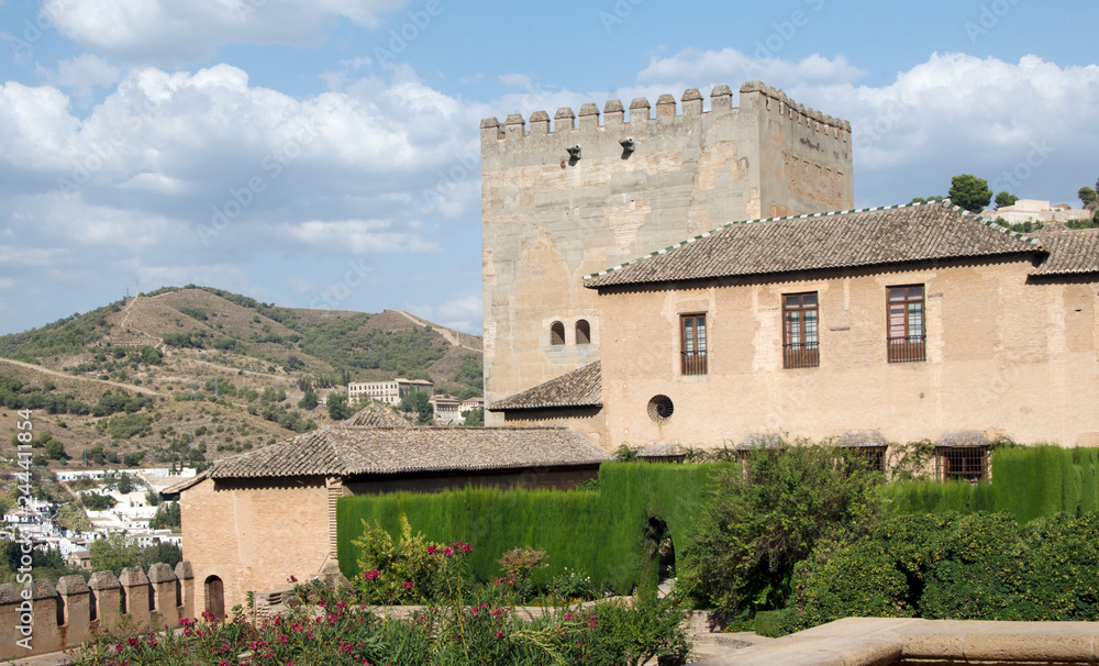The Alhambra is an Andalusian palatine